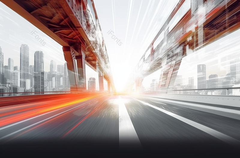 汽车城市街道科幻未来感科技道路速度感沥青公路,高清,摄影图,摄影图片,图片大全,摄影图免费下载